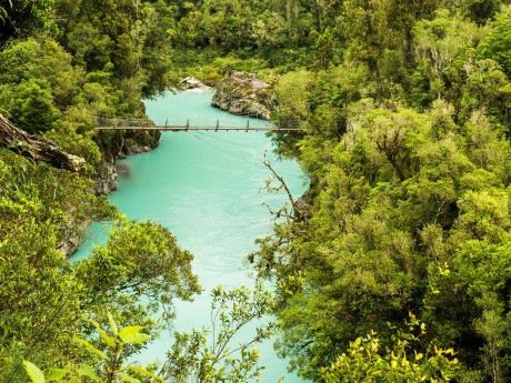 Neuseeland_Südinsel_Hokitika Gorge_Brück