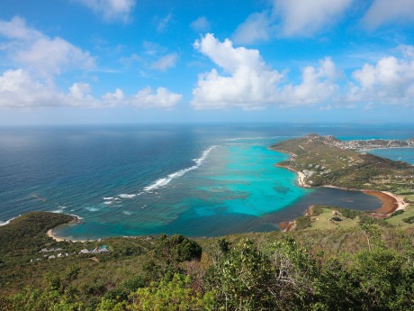 Sparkling blue waters