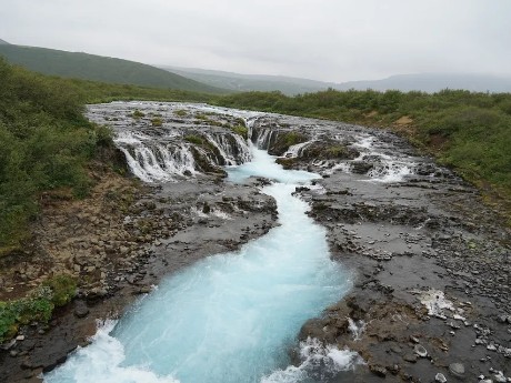 Brúarfoss Waterfall