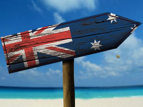 Australien_Allgemein_Flagge_Holzschild_S