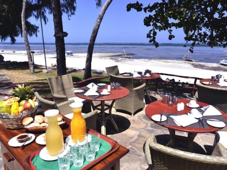 Kenia, Severin Sea Lodge - Frühstück