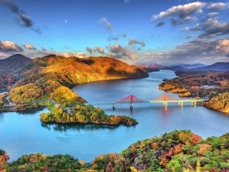 Chungjuho Lake Aussicht