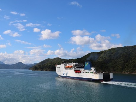 Ferry in Malborough Sounds