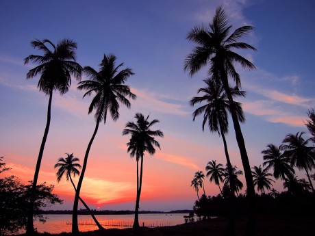 Sonnenuntergang am Strand
