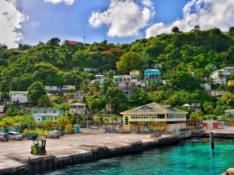 Sea port of Kingstown 