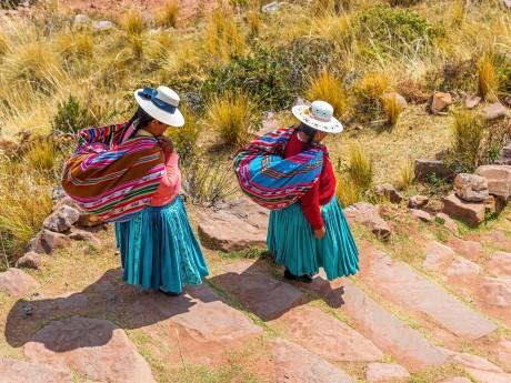 Peru_Puno_Titicaca See_Taquile Insel_Ind
