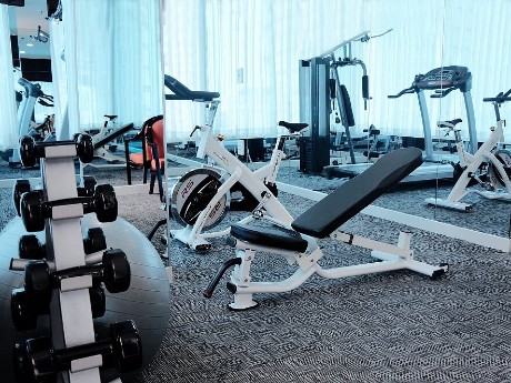 Fitnessraum im Saigon Hotel 