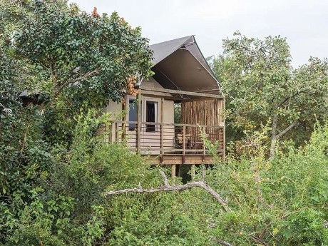 Unterkunft in der Ndhula Lodge