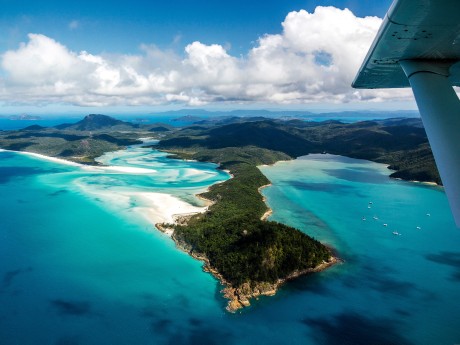 Australien_Ql_Flying Whitsunday Islands
