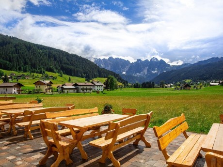 Ausblick vom COOEE alpin Hotel