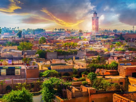 Marrakesch Sonnenuntergang