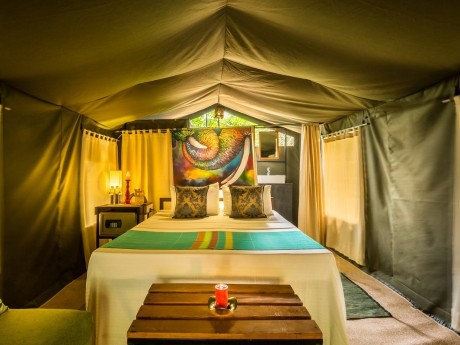 Mahoora Big Game Camp, Zelt