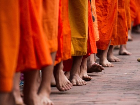 Mönche Laos