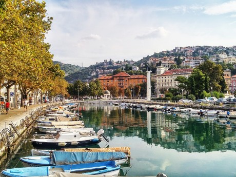 Der Hafen von Rijeka