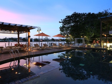 Der Pool des Riva Surya 