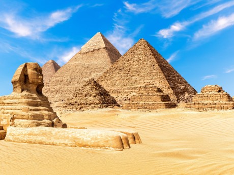Gizeh Sphinx + Pyramiden  