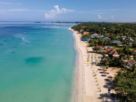 Negril Drone Shot 