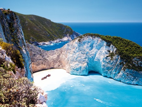 Greece Zakynthos Smugglers Cove