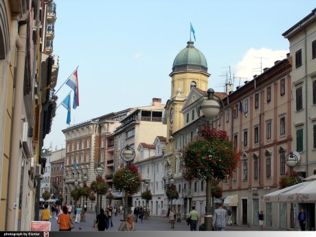 Korzo (Einkaufsmeile) von Rijeka