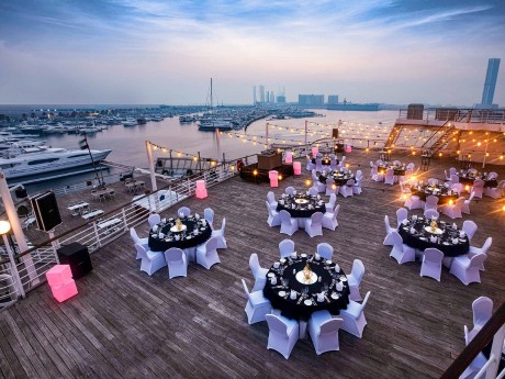 Queen Elizabeth 2 - Terrasse Heck