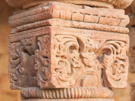 Detail, Qutb Minar in Delhi