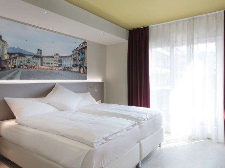 Schweiz, Locarno - City Hotel Bsp. Zimme
