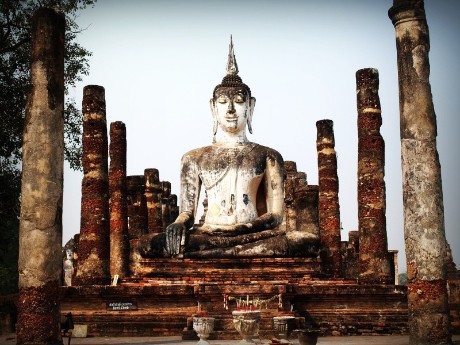 Steinerner Buddha in Ayutthaya