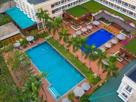 Poolanlage des  Victoria Can Tho Resort