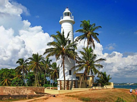 Der Leuchtturm des Galle Forts