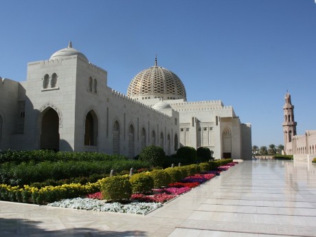 Große Sultan Qabus Moschee in Muscat