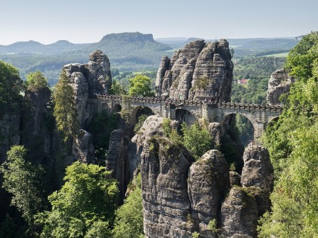 Sächische Schweiz_Bastei Brücke_nah