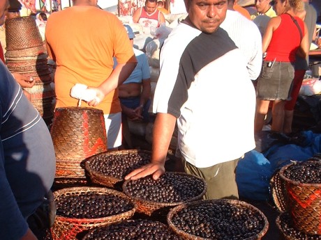 Açai fruit market