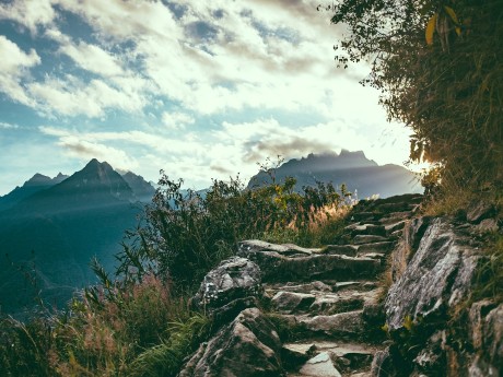 Machu Picchu steps