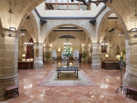 Die Lobby des Hotels