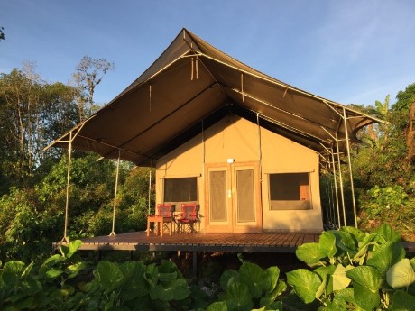 Scalesia Lodge Clamping tent