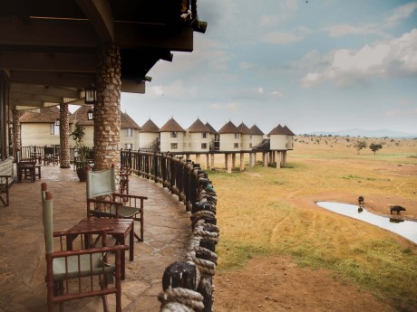 Kenia - Aussicht Salt Lick Lodge
