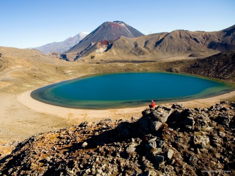 Tongariro National Park Blue Lakes