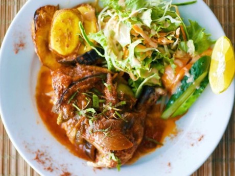 Dinner Plate at BBQ Shack Grenada