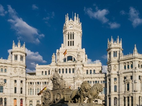 Cibeles Brunnen in Madrid
