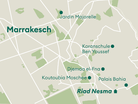 Stadtplan Marrakesch 