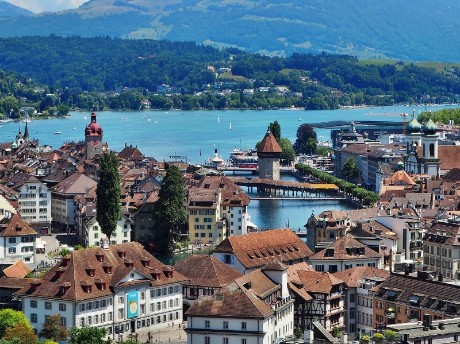 Aussicht auf Luzern