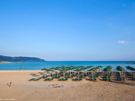 Strand auf Elafonisi in Kreta
