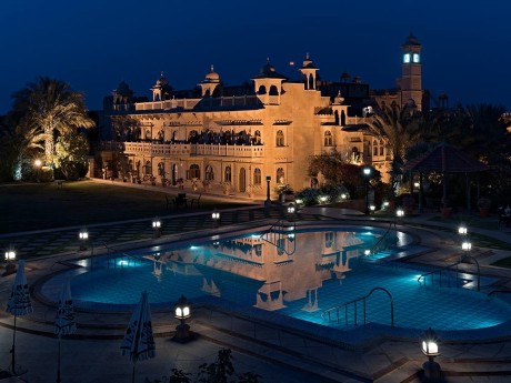 Khimsar Dunes Village bei Nacht