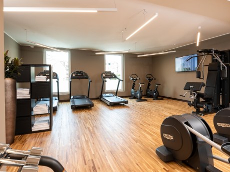Der Fitnessraum im Leonardo Royal Hotel