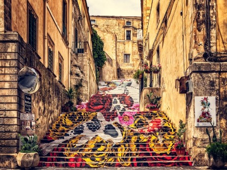 Italien-Sizilien-Noto-Altstadt