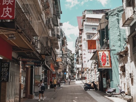 The streets of Macau
