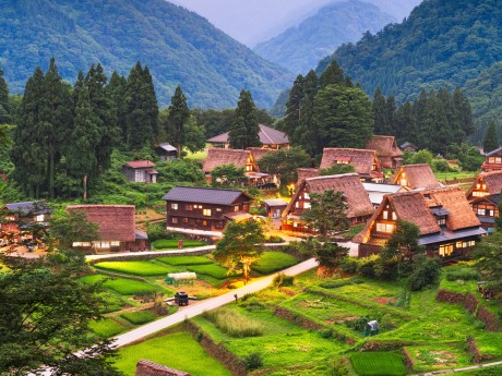 Gokayama Region Dorf Ainokura