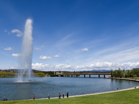 Lake at Canberra