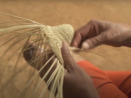Quitirrisí basket-weaving