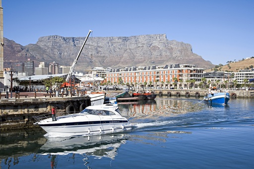 Waterfront vor Tafelberg, Kapstadt